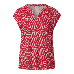 Street One a323167 printed shirt w.button panel