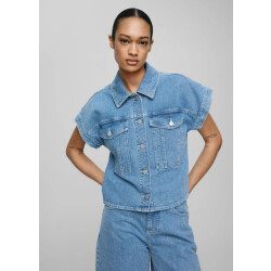 Moss Copenhagen Elida ada ss top denim