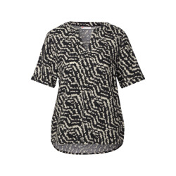 Street One a345627 ltd qr splitneck blouse