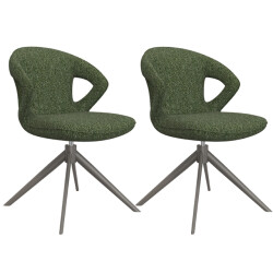 Label51 Eetkamerstoel zurich forest boucle set van 2