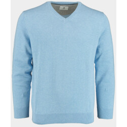 Bos Bright Blue Pullover cotton regular fit licht 518100cct-13/625