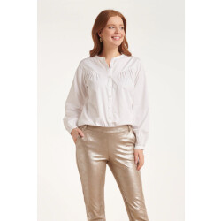 Smashed Lemon 24580 puffy sleeve blouse |