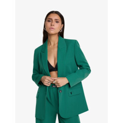 Alix The Label Dames blazer pinstripe relaxed deep green