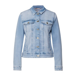 Street One a212419 qr denim-jacket,bleach wash