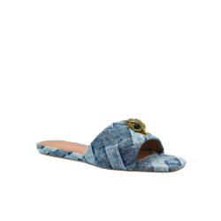 Kurt Geiger Kensington slipper denim