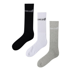 Dare2b Unisex volwassen bemanningsleden sokken (pakket van 3)