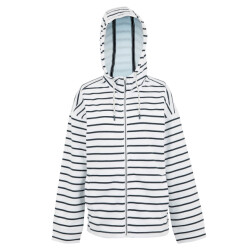 Regatta Dames bayletta ii gestreepte hoodie met volledige rits