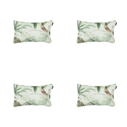 Madison sierkussen grasse green ca. 30x50 cm set van 4