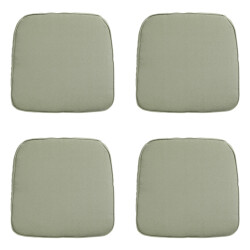 Madison zitkussen wicker panama sage ca. 48x48 cm set van 4