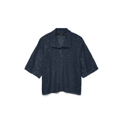 Vero Moda Vmleilani glitter 2/4 poloneck card