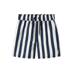 Name It Jongens zwemshorts nkmzaba gestreept donkerblauw/wit