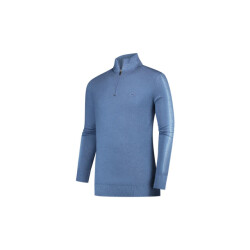 Circle of Gentlemen Alonzo 100% merino pullover met rits