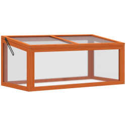 4goodz Outsunny mini-kas met afdekking, weerbestendig, van hout