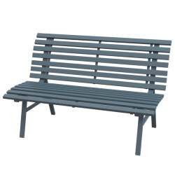 4goodz Outsunny tuinbank weerbestendig aluminium 67x123x79 cm -