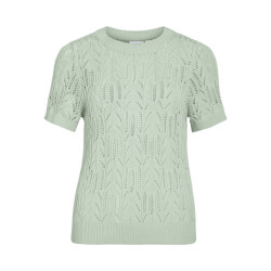 Vila Vicotti ss o-neck knit top noos mint