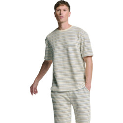 No Excess T-shirt crewneck multi coloured jac deep blue