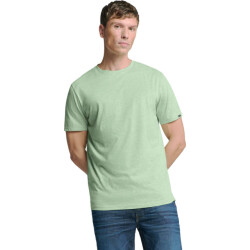 No Excess T-shirt crewneck melange mint