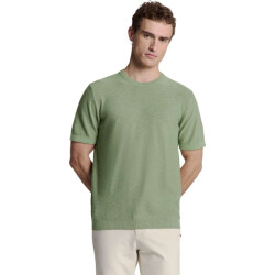 No Excess Pullover short sleeve crewneck soli green