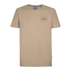 Petrol Industries men t-shirt ss m-1050-tsr615 7129 dark sand