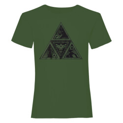 Nintendo Unisex adult triforce legend of zelda t-shirt