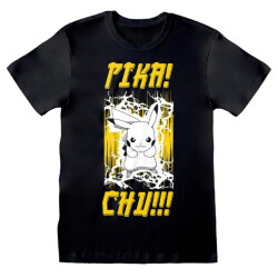 Pokemon Unisex elektriserend t-shirt volwassenen