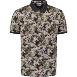 No Excess Polo pique allover printed mint