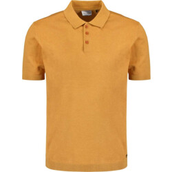 No Excess Pullover short sleeve polo button s yellow