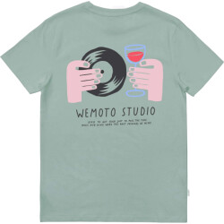 Wemoto Music & wine tee pistacchio
