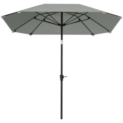 4goodz Vierkante kantelbare parasol met aluminium paal -