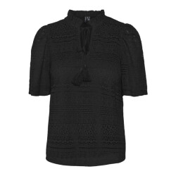 Vero Moda Vmhoney lace ss tassel top -