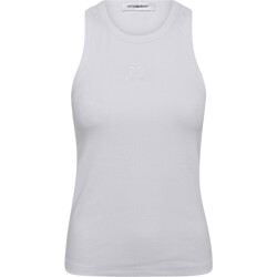Co'Couture Saharacc embroidery tank top white
