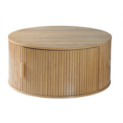 CaliCosy Ronde salontafel met opbergruimte d75 cm ernest