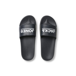 Jack & Jones Jfwollie slider logo badslipper antraciet