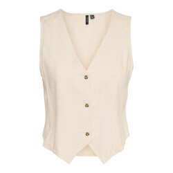 Vero Moda vmmymilo s/l waistcoat wvn ga 10321606 oatmeal