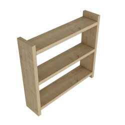 CaliCosy Wandplank voor de keuken met 3 legplanken h40 cm cosmic