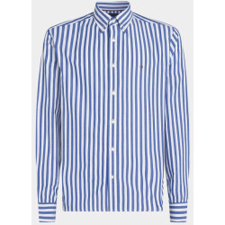 Tommy Hilfiger Casual hemd lange mouw flex poplin bold stripe rf mw0mw39159/0a5