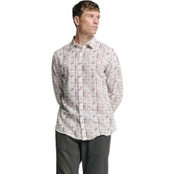 No Excess Shirt allover printed with linen mauve