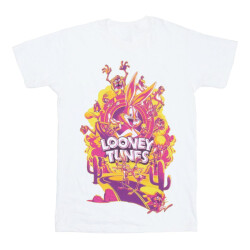 Li-cense Looney tunes unisex volwassen warner bros 100e verjaardag t-shirt
