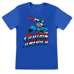 Li-cense Captain america uniseks t-shirt voor volwassenen