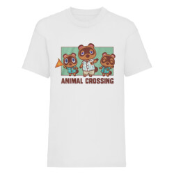 Li-cense Animal crossing dames nook family fitted t-shirt