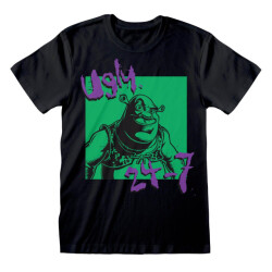 Li-cense Shrek unisex lelijk 247 t-shirt voor volwassenen