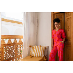 Geisha 51220-20 220 pants coral/pink