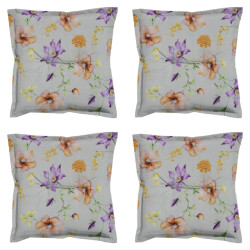 Madison zitkussen florina purple ca. 50x50 cm set van 4