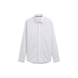 Tom Tailor Striped slub oxford shirt