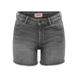 Only Onlblush mid sk dnm shorts noos grey denim