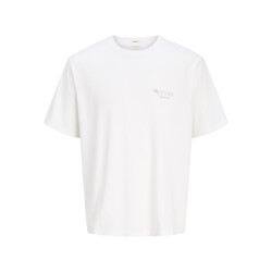 Jack & Jones joralmeria world tee ss crew neck 12276785 bright white