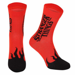 Li-cense Stranger things volwassen uniseks flames sokken