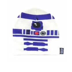 Li-cense Star wars r2-d2 gezicht gebreide muts