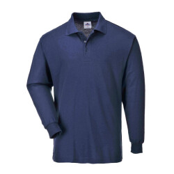 Portwest Heren genua poloshirt met lange mouwen