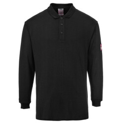 Portwest Vlamwerend anti-statisch herenpoloshirt met lange mouwen